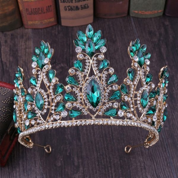 You are the Queen Bridal or Quinceañera Luxury Crystal Tiara-Crown- Assorted Colors - Image 7