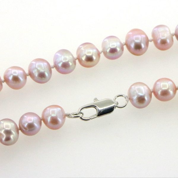 White Akoya Pearl Necklace Earrings Jewelry Sets for Women-Bridal Jewelry Gift - Image 7