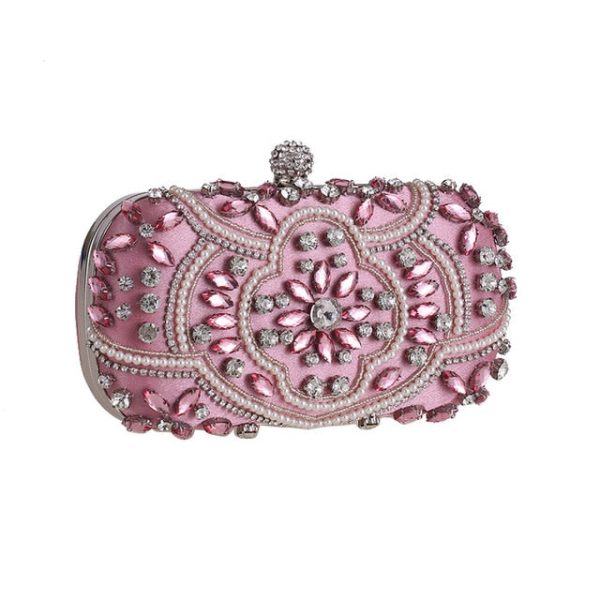 Women's Evening Clutch Bag Bridal Purse Luxury Wedding Clutch for Special Events Exquisite Crystal Ladies Party Handbags - Image 3