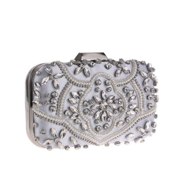 Women's Evening Clutch Bag Bridal Purse Luxury Wedding Clutch for Special Events Exquisite Crystal Ladies Party Handbags - Image 4