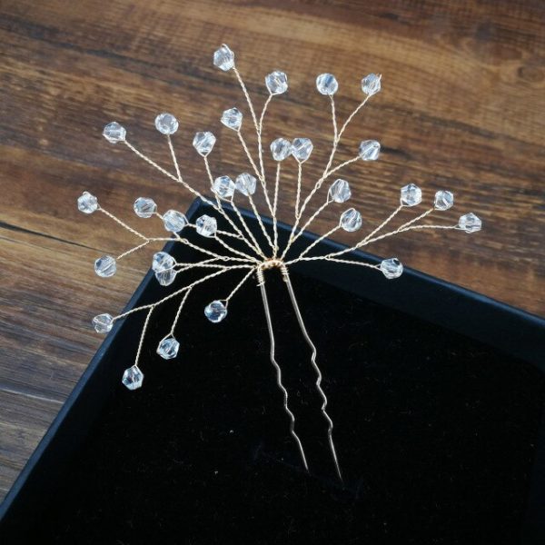 Women U Shape Hair Clips Bobby Pins for Women Girls Brides Hairstyling Tools Accessories Crystal Pearl Hairpins Metal Barrettes - Image 16