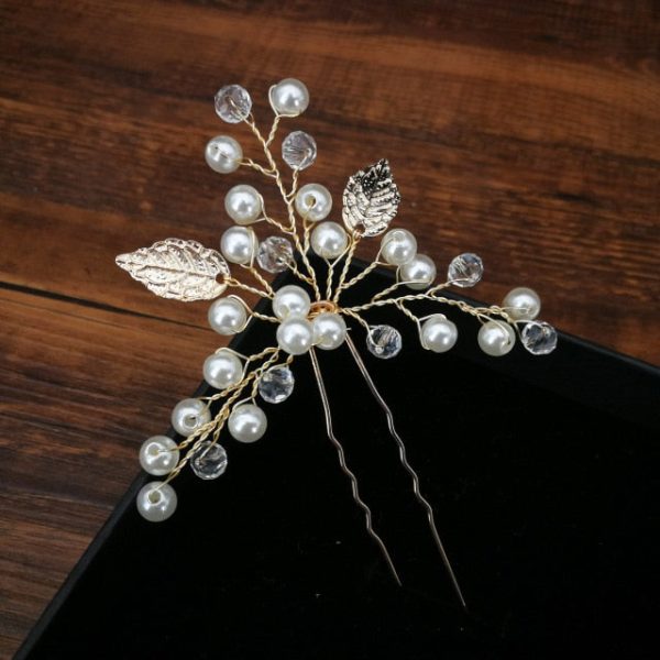 Women U Shape Hair Clips Bobby Pins for Women Girls Brides Hairstyling Tools Accessories Crystal Pearl Hairpins Metal Barrettes - Image 22