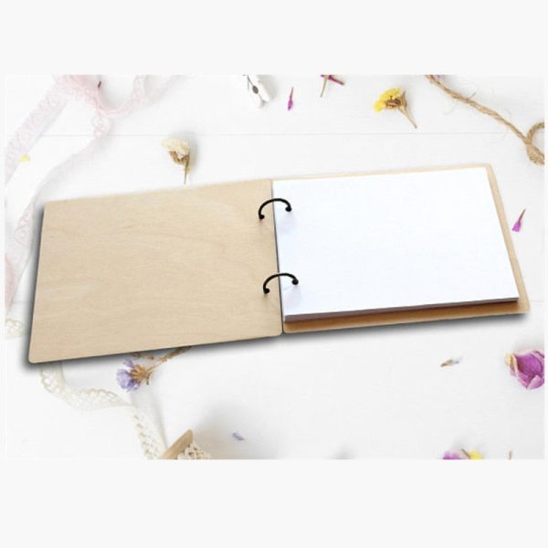 World Map Wedding Personalized Custom Guestbook - A Keepsake Wooden Book - Image 7