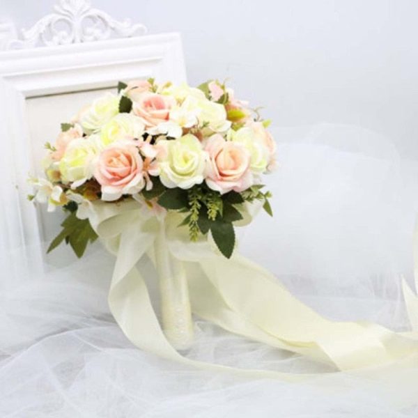 Wild Artificial Floral Handmade Bridal Bouquet-Wedding Flowers - Image 7