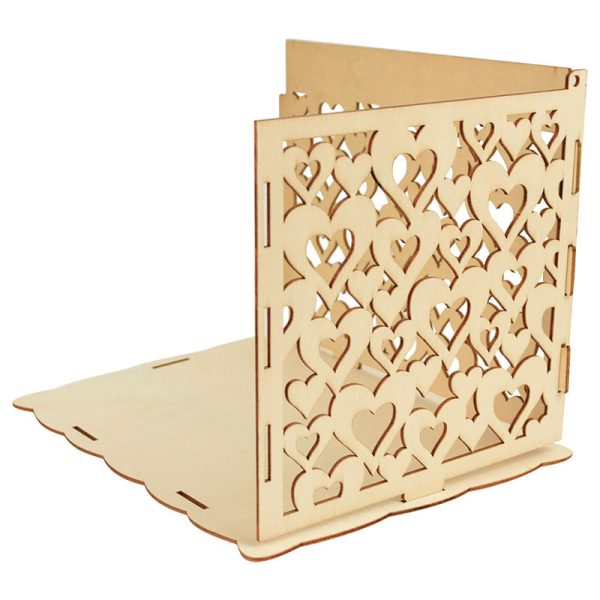 Wood Wedding Card Boxes With Lock-Gifts-Mr and Mrs-Wedding Supplies- Mis Quince Gift Card Box - Image 6