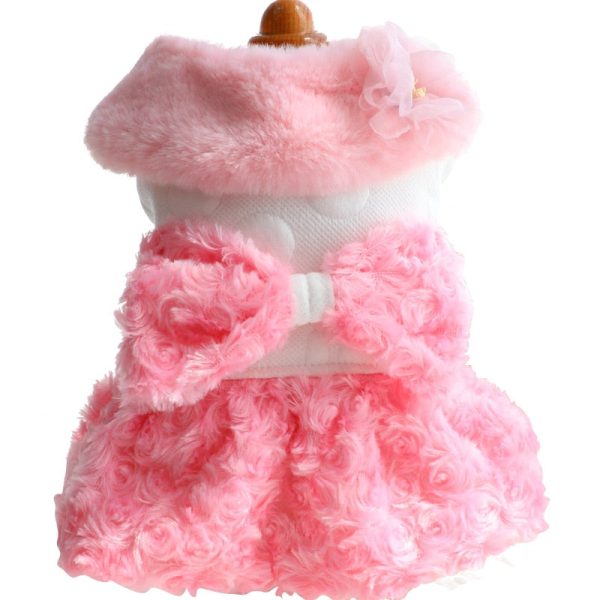 Winter Cat or Dog Fancy Winter Dress - Outfit-Small Dog Clothes-Pet Party Clothing - Image 7