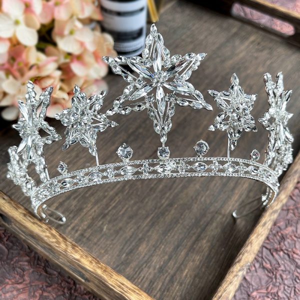 You are the Star - Rhinestone Crystal Fashion Bridal Tiara-Crown for Wedding or Mis Quince - Image 2