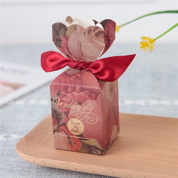 Wedding Supplies Upscale Small Candy Box Set-5 piece set - Image 4