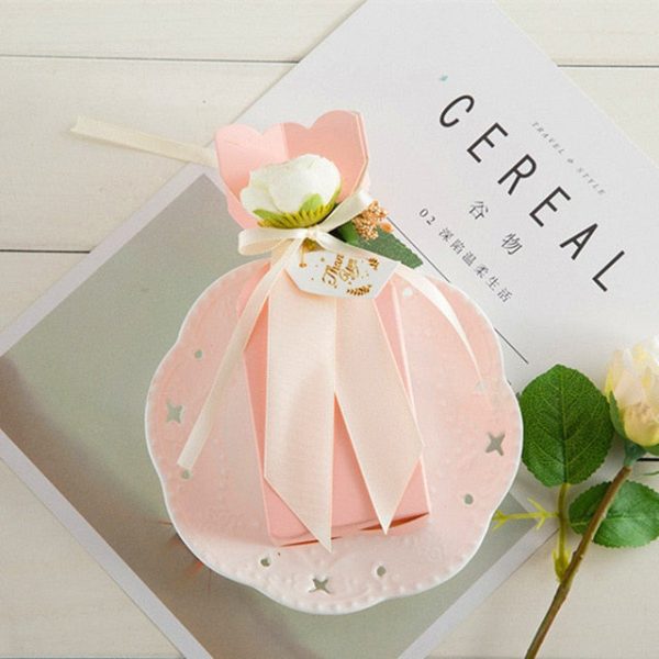 Wedding Supplies Upscale Small Candy Box Set-5 piece set - Image 3