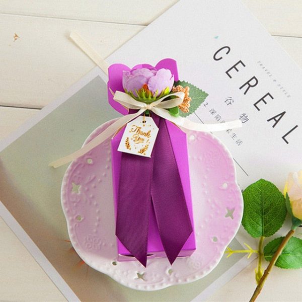 Wedding Supplies Upscale Small Candy Box Set-5 piece set - Image 7