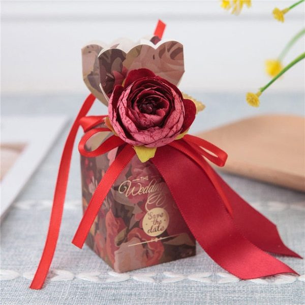 Wedding Supplies Upscale Small Candy Box Set-5 piece set - Image 9