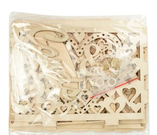 Wood Wedding Card Boxes With Lock-Gifts-Mr and Mrs-Wedding Supplies- Mis Quince Gift Card Box - Image 9