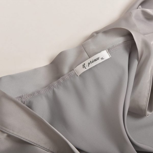Women's Satin Wedding Bride Robe Sleepwear Bridesmaid Nightgown Dressing Gown - Image 16