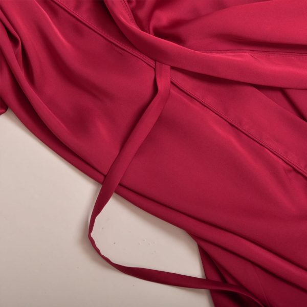 Women's Satin Wedding Bride Robe Sleepwear Bridesmaid Nightgown Dressing Gown - Image 22